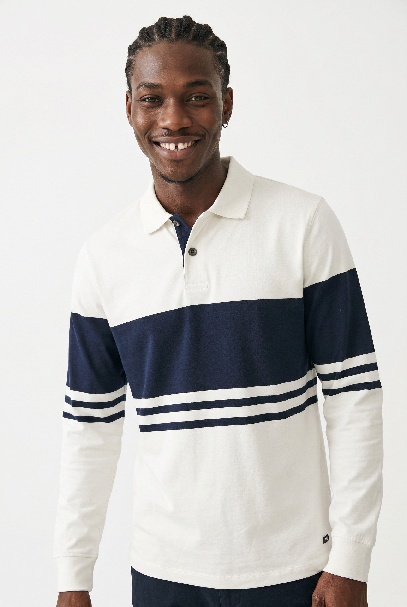 s.Oliver Sweatshirt mit Polokragen, Regular Fit