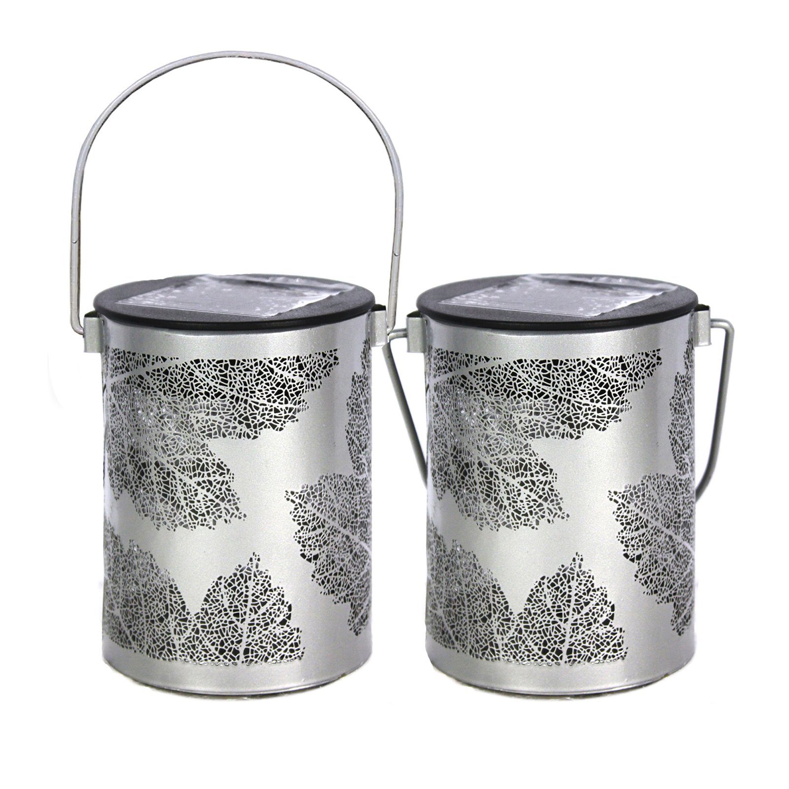 HTI-Living LED Solarleuchte Solarlaterne Blatt, 2er Set Luna, Solarleuchte günstig online kaufen