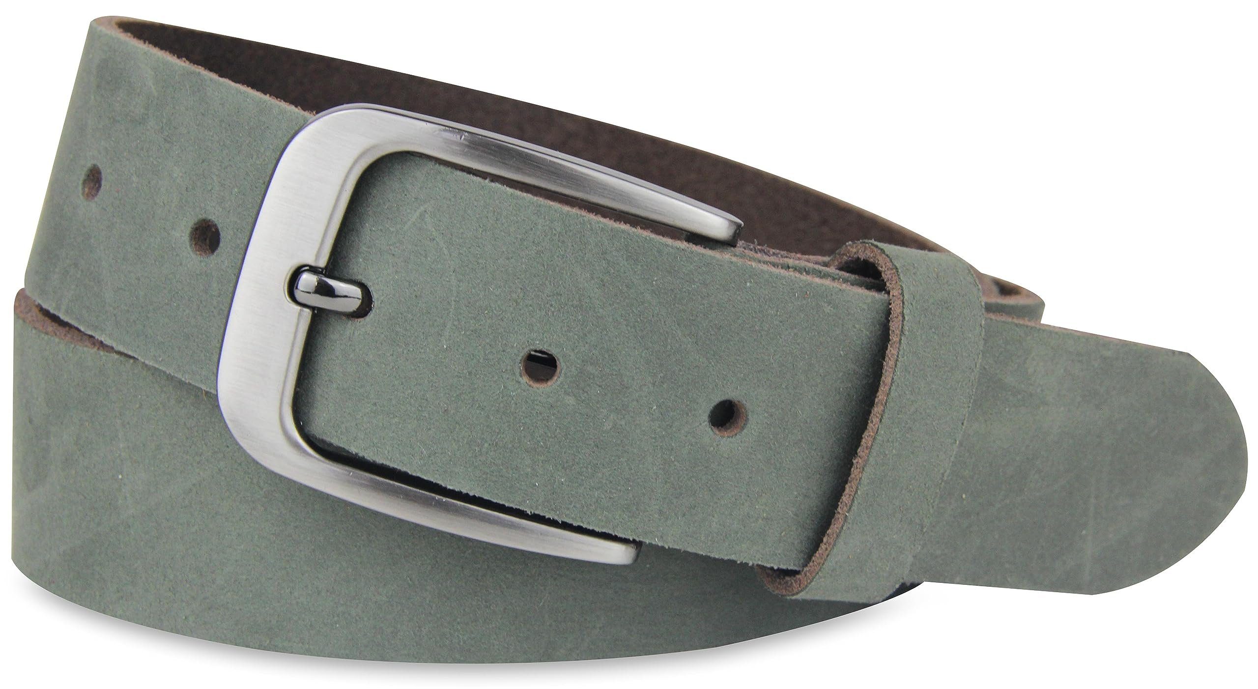 Fomax Ledergürtel Stilvoller Herren Veloursledergürtel, 3,8 cm breit mit ed günstig online kaufen