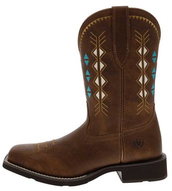 Ariat DELILAH DECO Braun Cowboystiefel Damen Westernreitstiefel