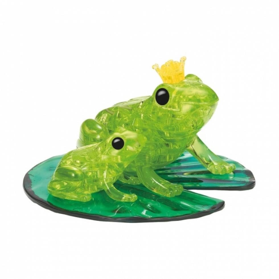 HCM KINZEL Spiel, Crystal Puzzle - Froschpaar - deutsch
