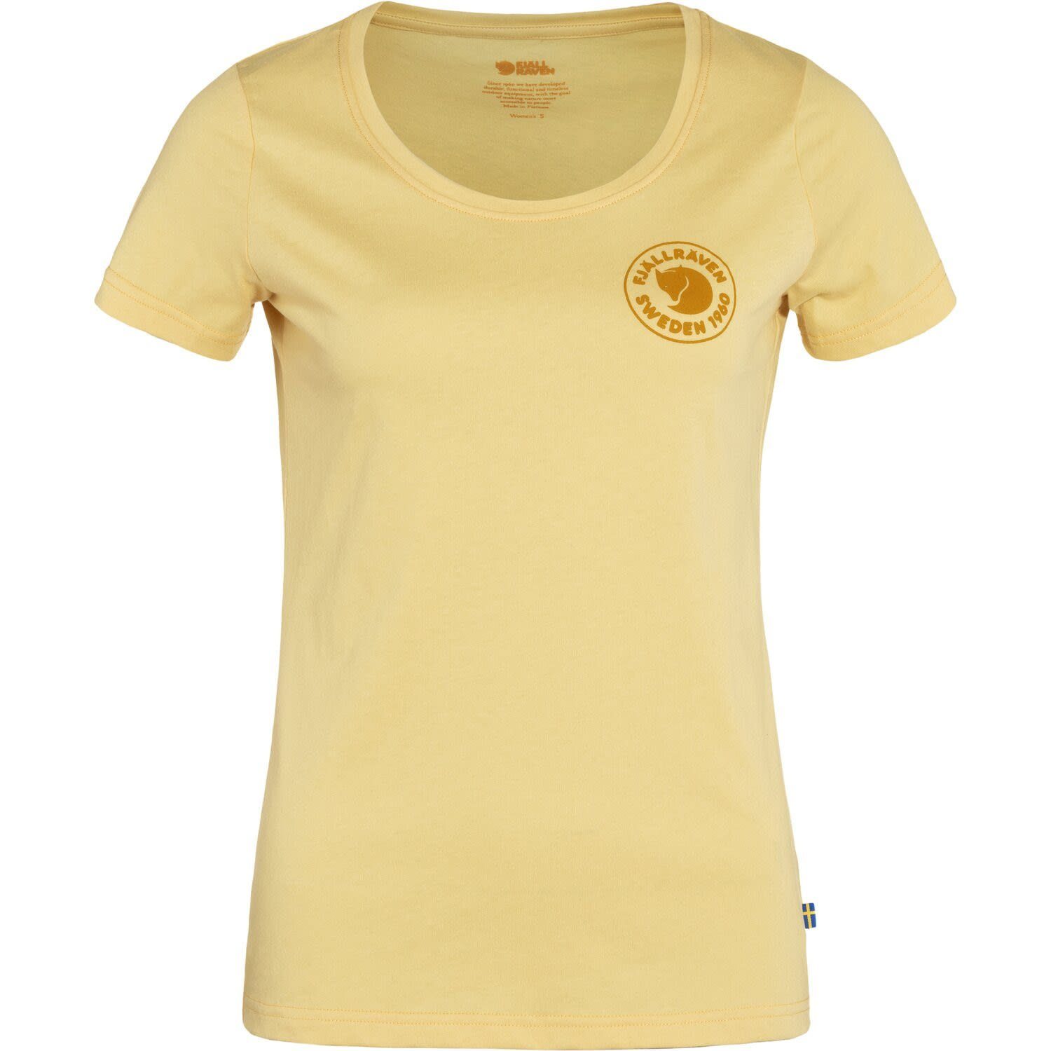 Fjällräven T-Shirt Fjällräven W 1960 Logo T-shirt Damen Kurzarm-Shirt Mais Yellow