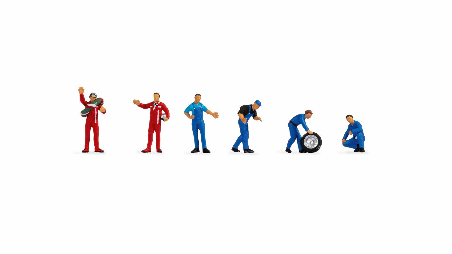NOCH Dekofigur NOCH Rennfahrer und Mechaniker Figuren-Set, Modell