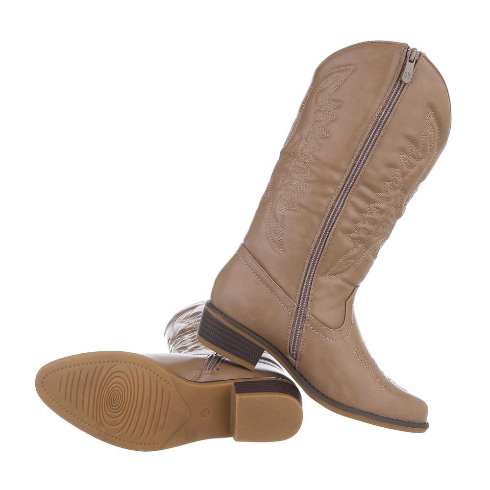 Ital-Design Damen Cowboyboots Western Westernstiefel (85878613) günstig online kaufen