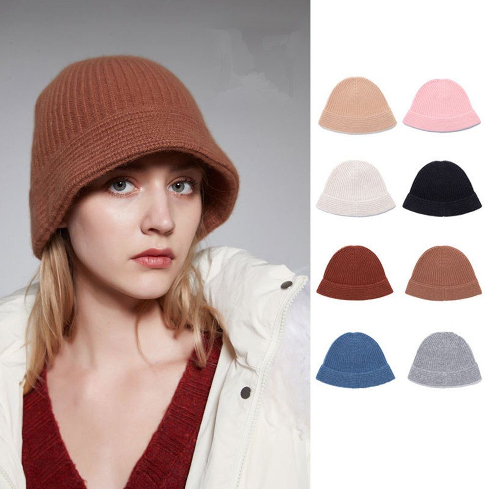 XDeer Strickmütze Strickmütze Herren,Damenmütze Wintermütze Damen Winter Mütze Beanie Warme Warme Fischerhut 2 Damenmütze