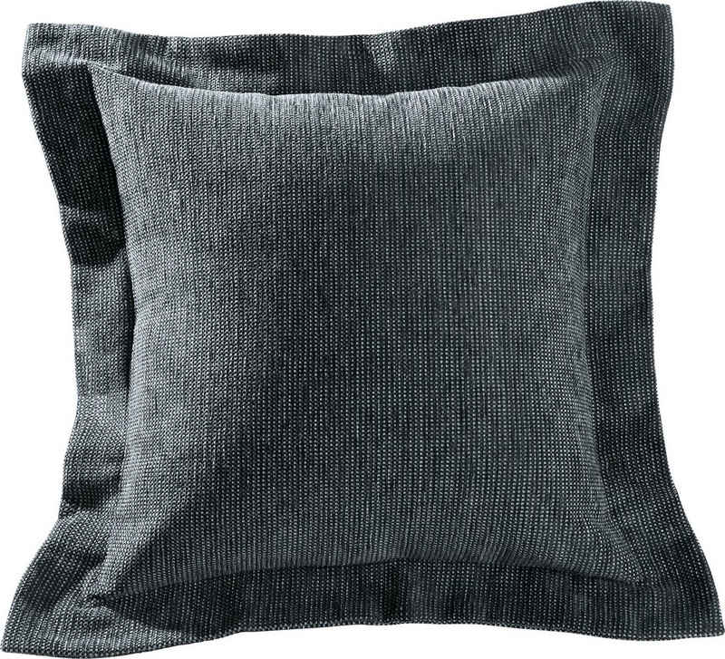 Kissenbezug Kissenhülle, Erwin Müller (1 Stück), Chenille-Jacquard Uni