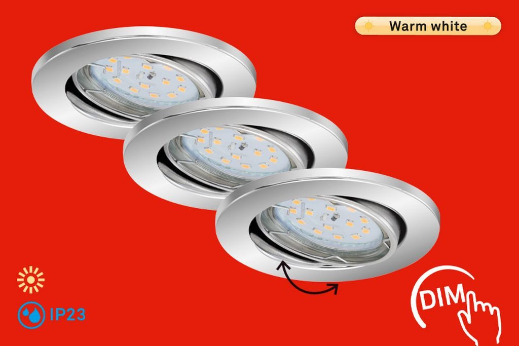 Briloner Leuchten LED Einbauleuchte FIT DIM