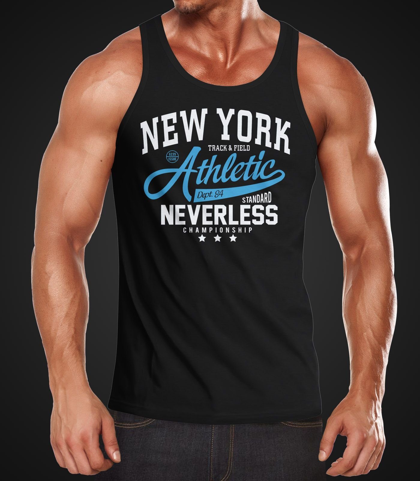 Neverless Tanktop Herren Tank-Top New York günstig online kaufen