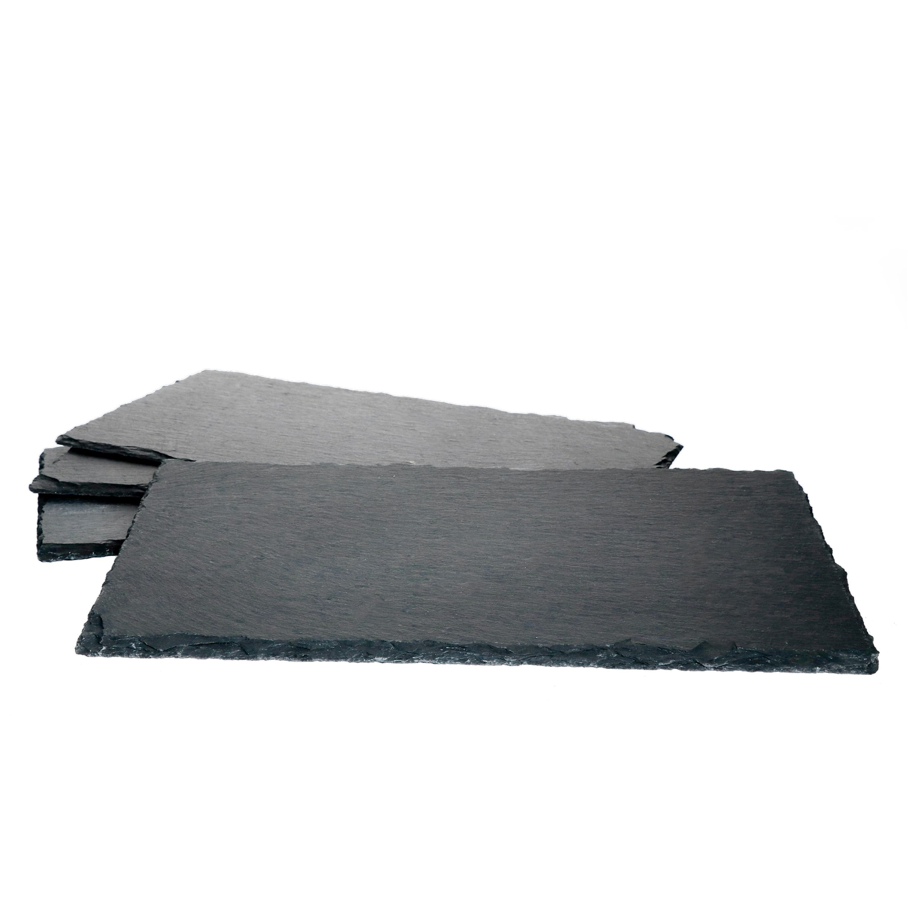 Servierplatte 4er Set Schieferplatte 17x34 cm - 23464646