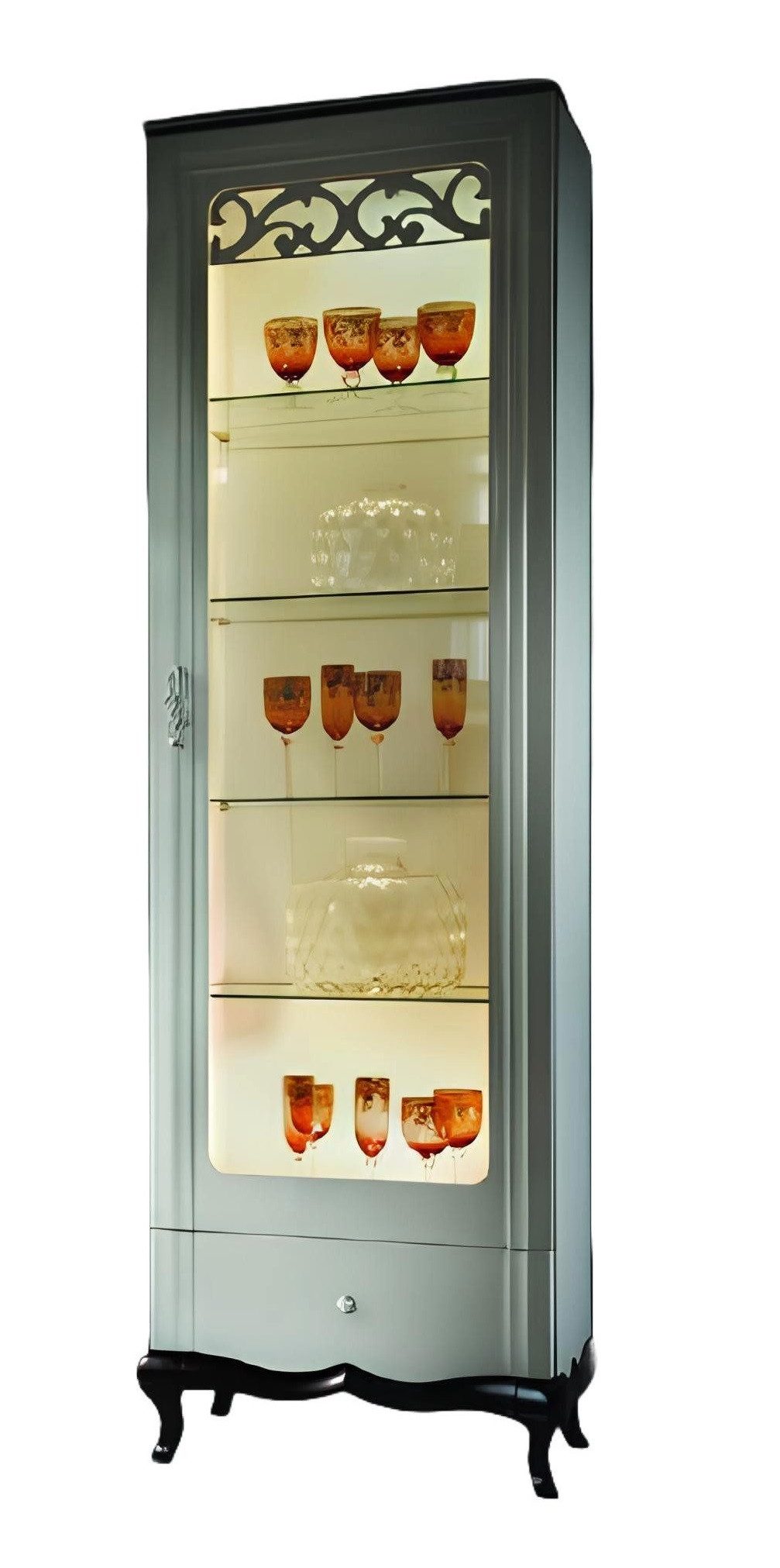 Xlmoebel Vitrine Moderne XXL Kommode Schrank Klassischer Kommodenschrank Neue Version (Klassische Kommode Kommoden Kommodenschrank - Model MI-K2sz) Hergestellt in Europa