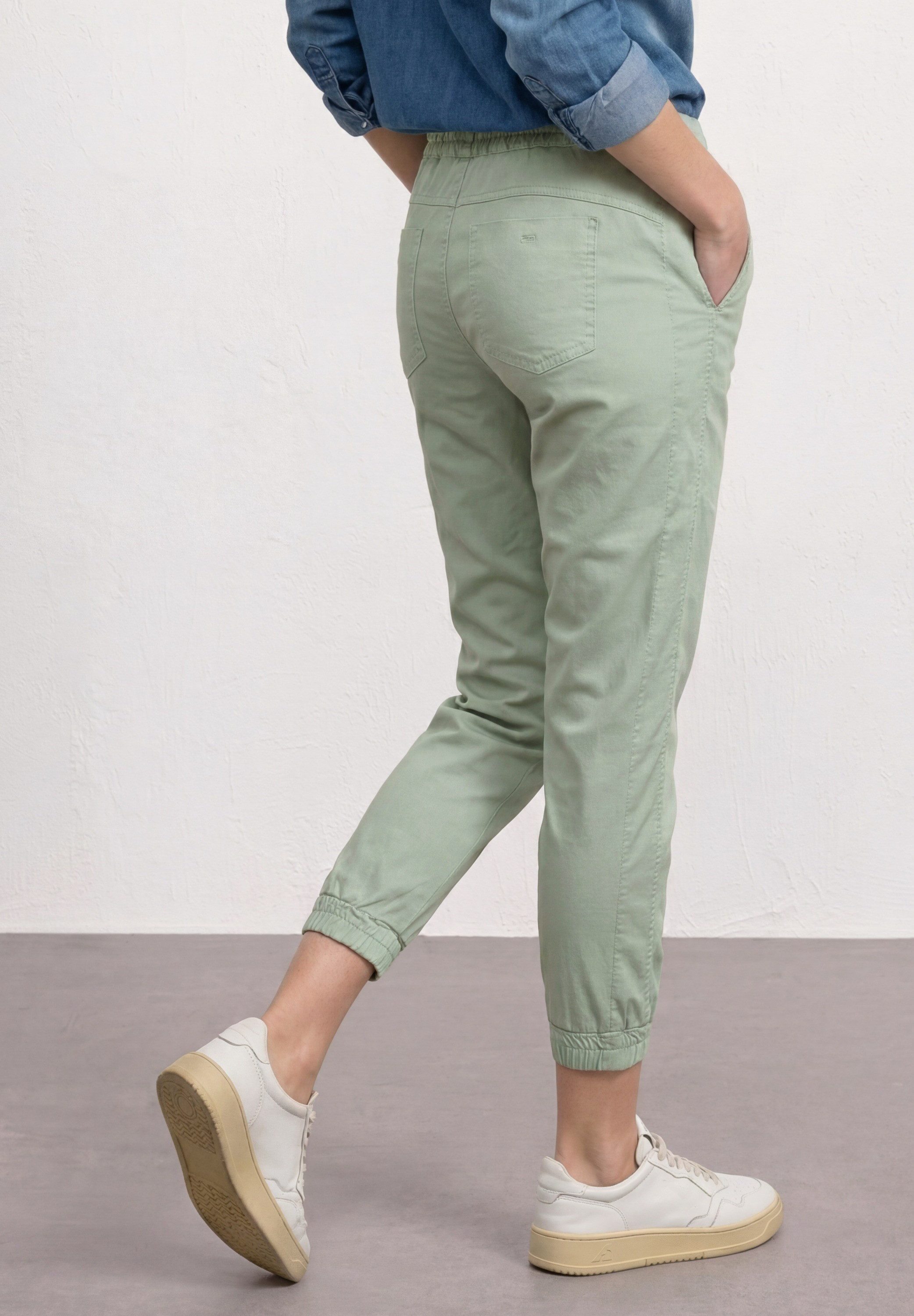 STREET ONE Jogger Pants aus Baumwolle mit Stretchanteil
