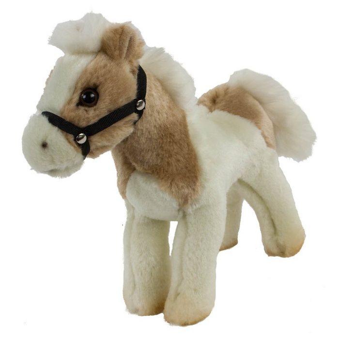 Teddys Rothenburg Kuscheltier Pferd Willi braun/weiß gescheckt 24 cm Pony Plüschpferd Plüschpony