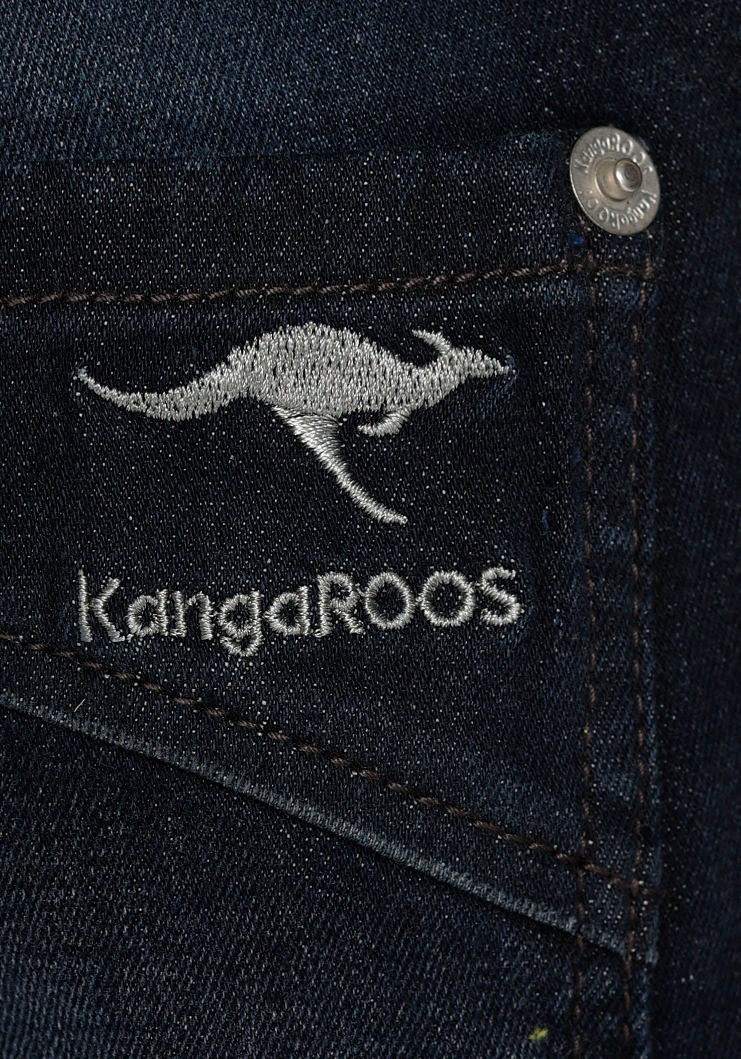 Beinverlauf KangaROOS geradem regular fit Stretch-Jeans, mit