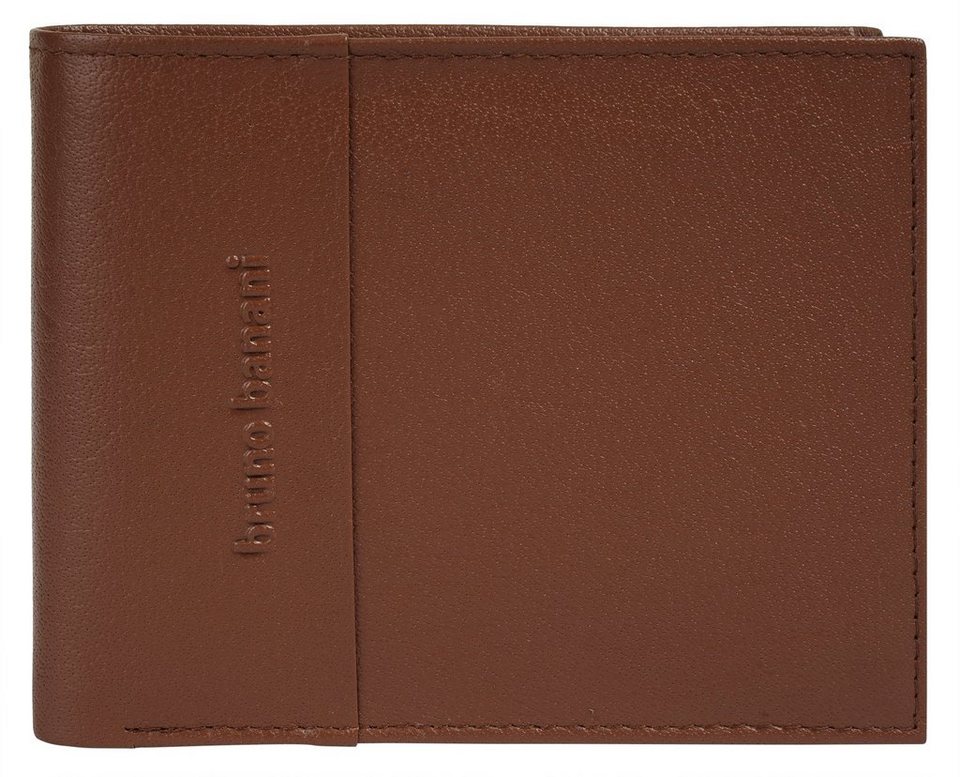 Bruno Banani Geldbörse, echt Leder, Höhe 9,5 cm x Breite 11,5 cm x Tiefe  1,5 cm