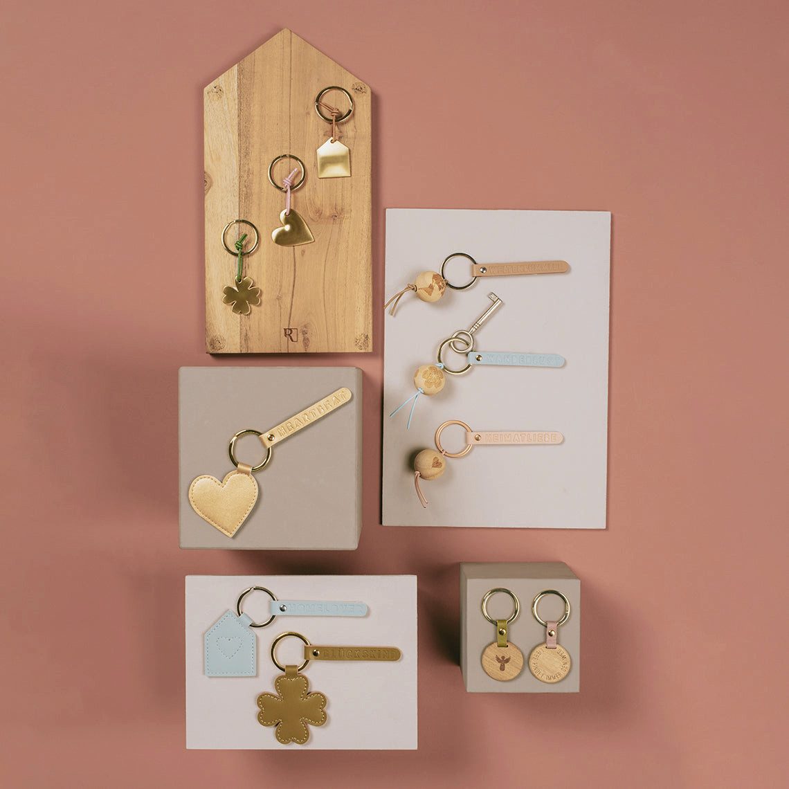Räder Design Schlüsselanhänger Schlüsselanhänger „Heimatliebe“ von räder design - stilvolles Accessoi