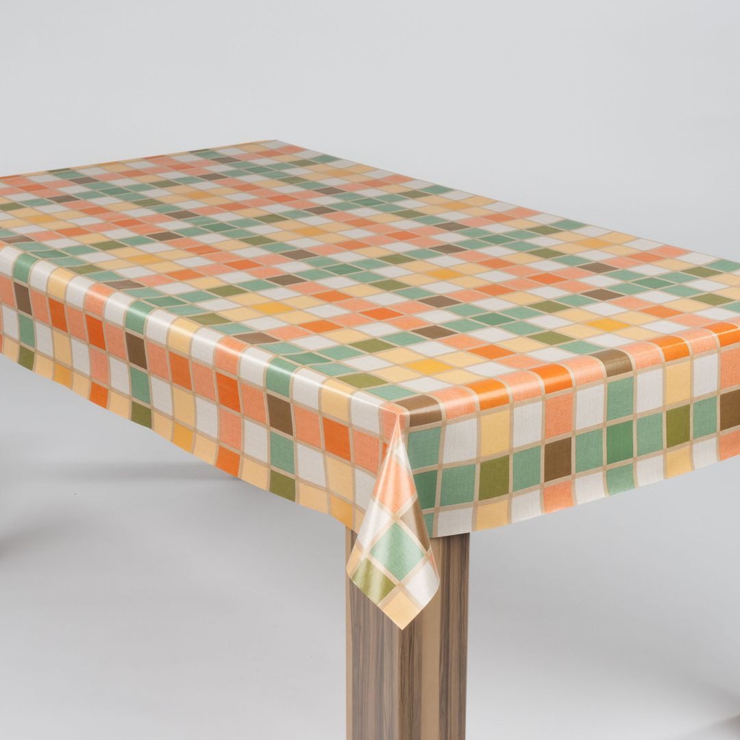 laro Tischdecke laro Wachstuch-Tischdecke Wachstischdecke Karo Bunt