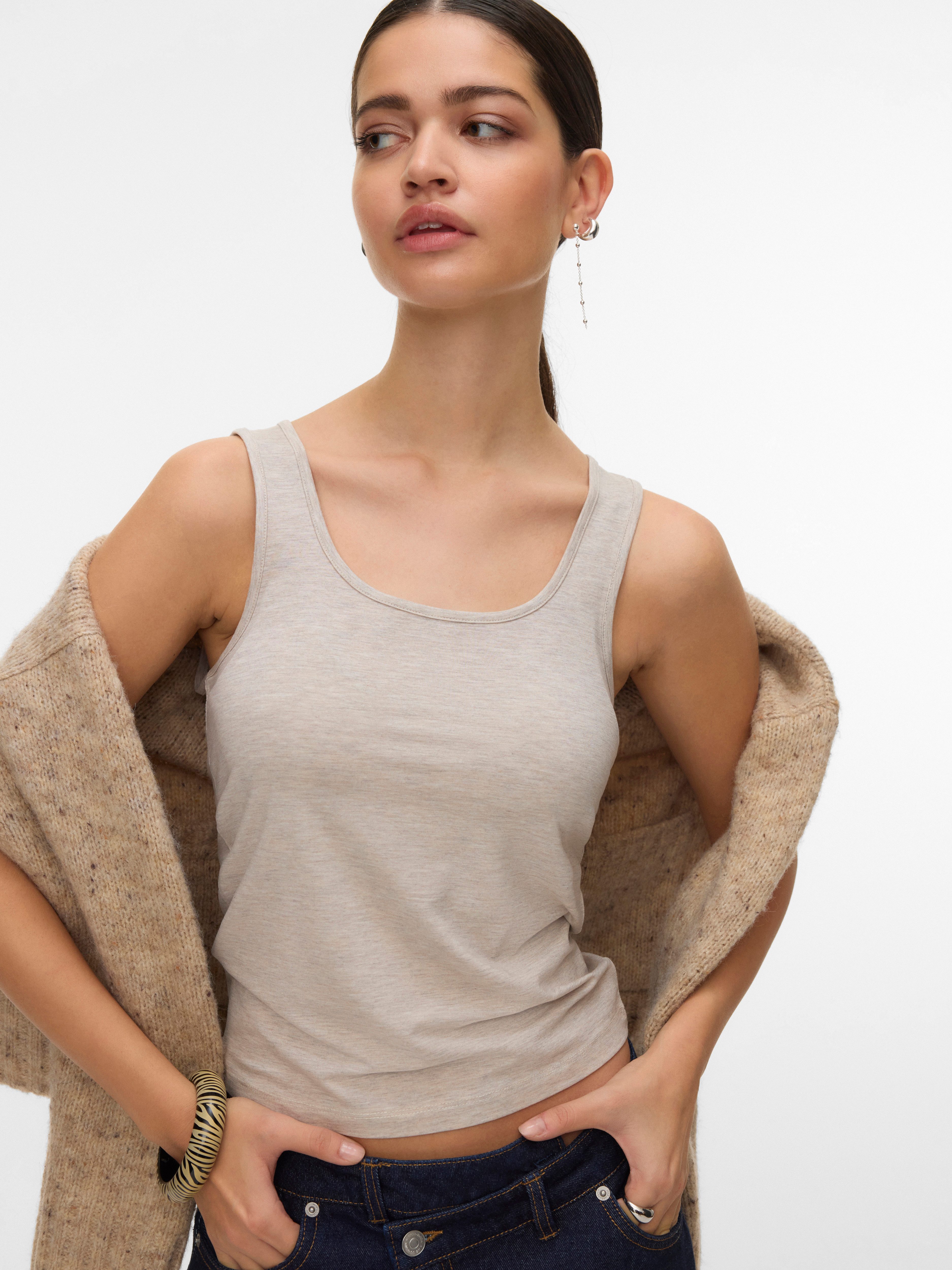 Vero Moda Tanktop VMKYLIE SHORT TANK TOP JRS NOOS