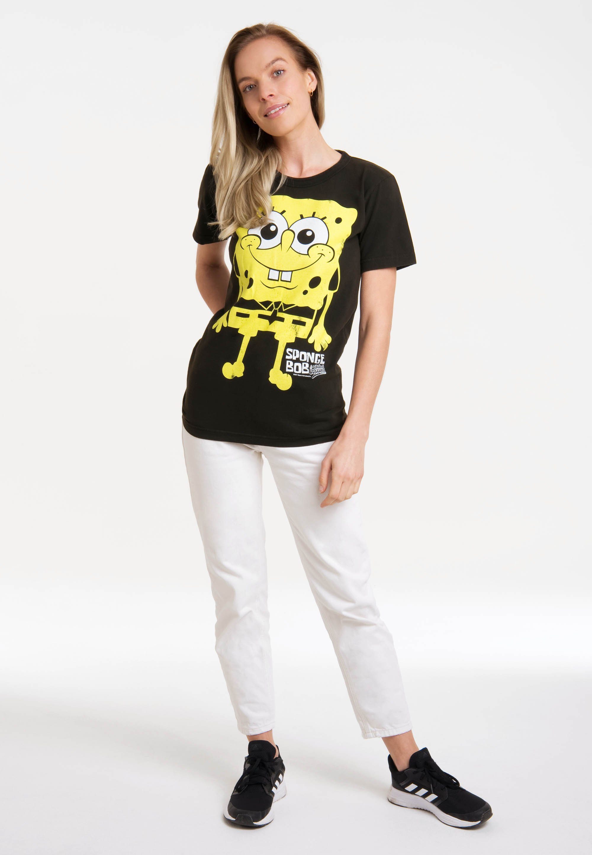 LOGOSHIRT T-Shirt Spongebob Schwammkopf - Im Ready mit lizenziertem Print | T-Shirts