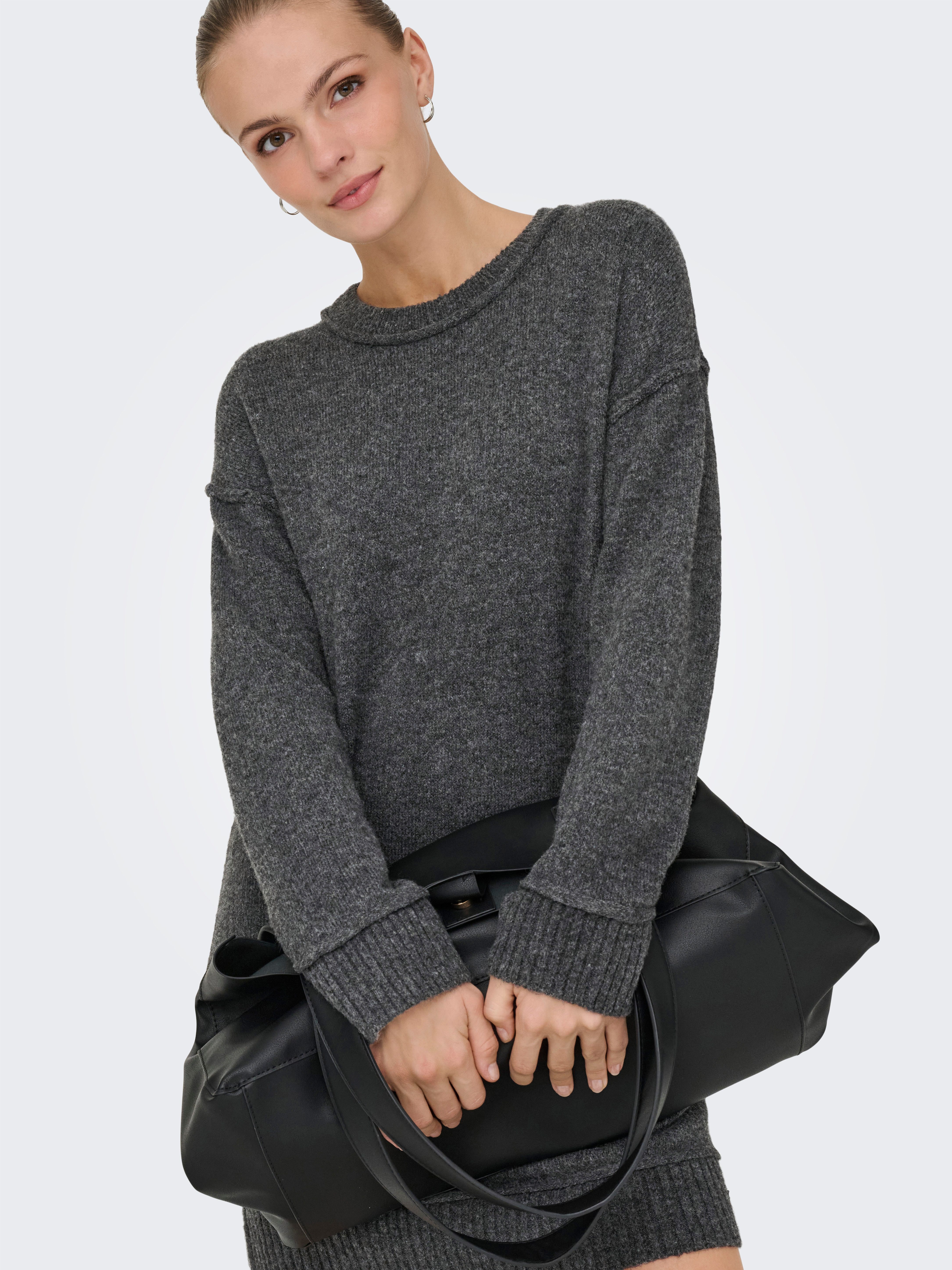 ONLY Midikleid ONLHAZEL LS O-NECK DRESS BF KNT Sommerkleid günstig online kaufen