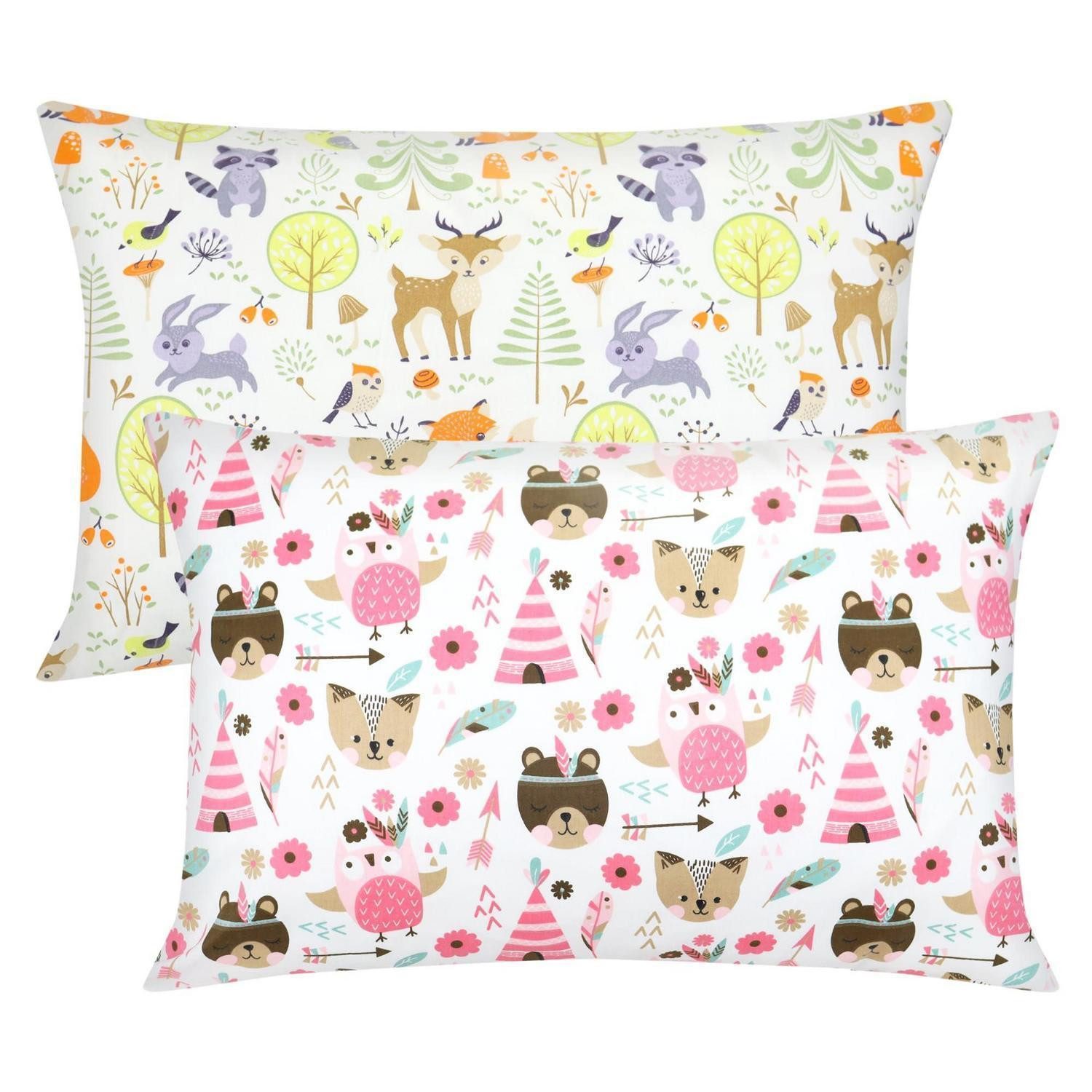 LuxusKollektion Kissenbezug Kissenbezug Baby Baumwolle 2er Set 40x60cm, (2 Stück)