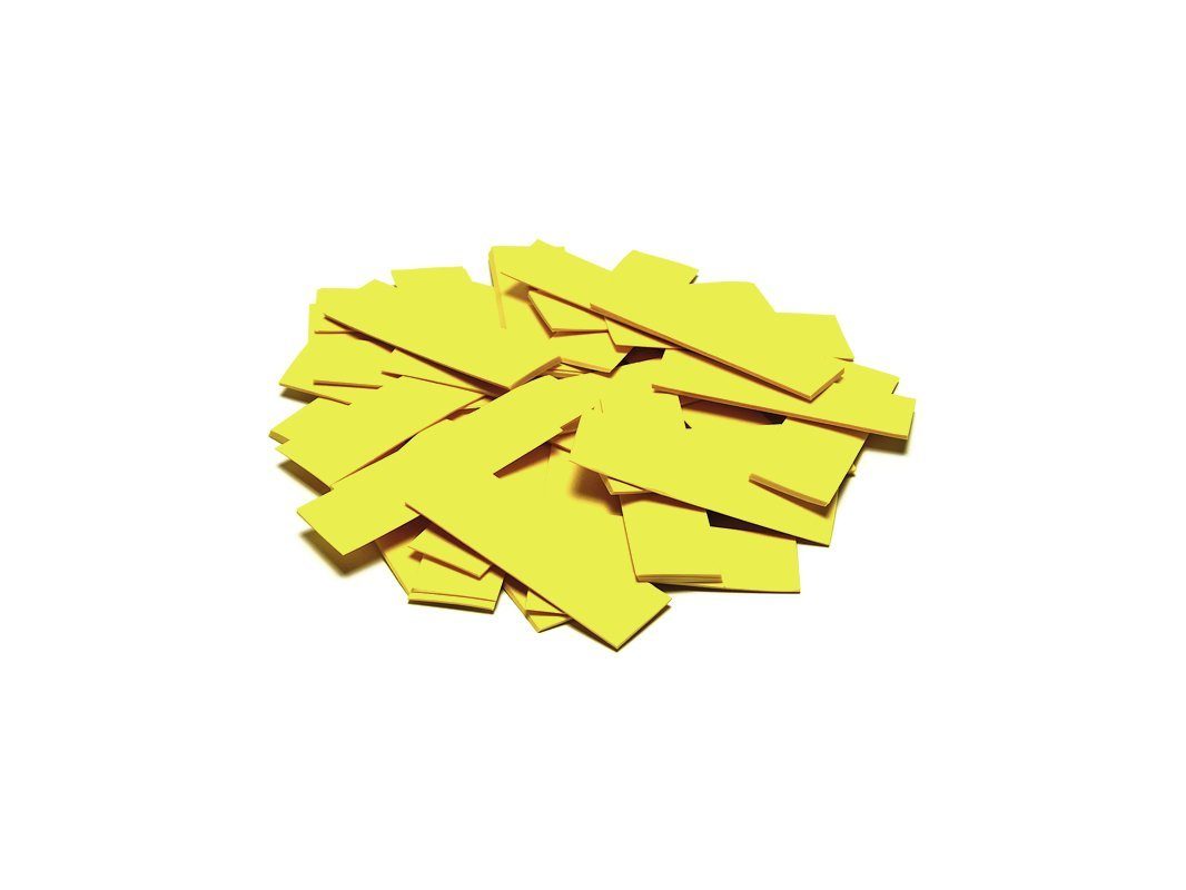 TCM Fx Konfetti Slowfall Konfetti rechteckig 55x18mm, 1kg, verschiedene Farben erhältlich gelb