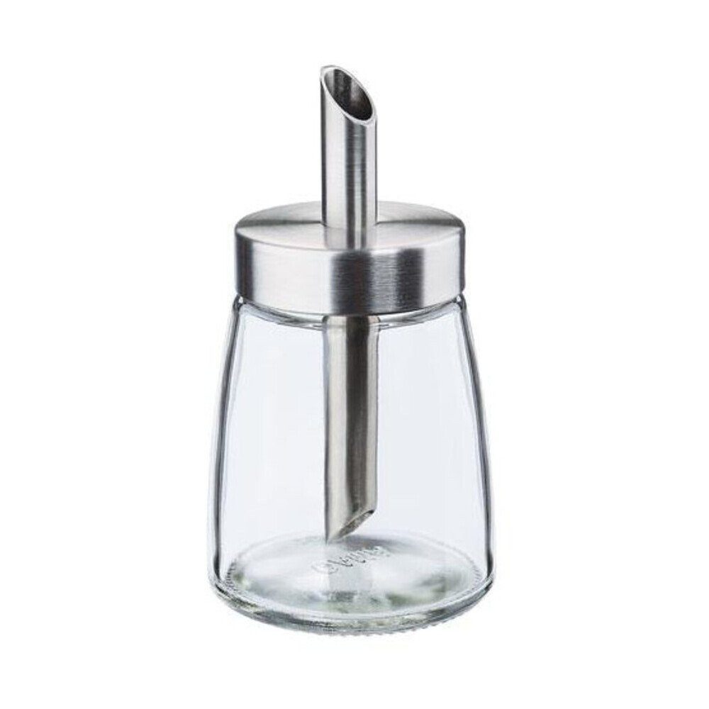 Cilio Zuckerstreuer Zuckerspender 150ml Tavola Edelstahl satiniert/Glas, Zuckerspender, Ø6,5cm, Edelstahl, transparent