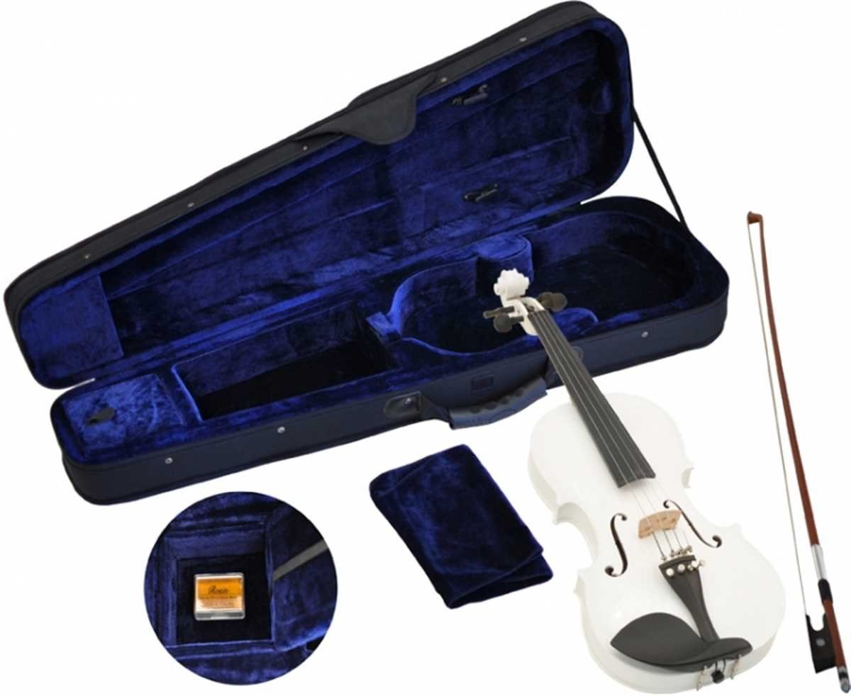 Steinbach Violine 4/4 Geige im SET weiß handgearbeitet, Ja