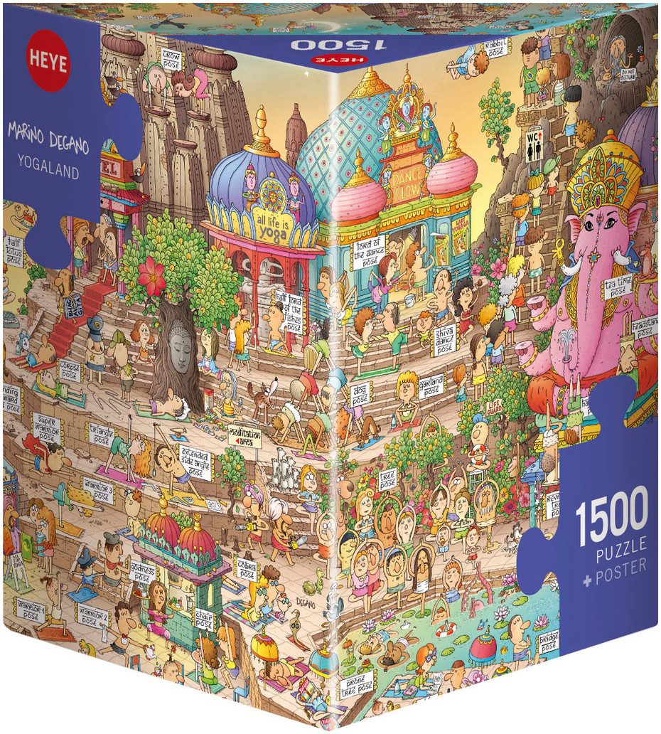 HEYE Puzzle Yogaland, Degano, 1500 Puzzleteile, Made in Europe günstig online kaufen