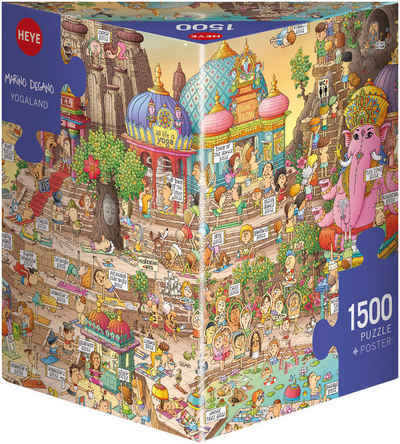HEYE Puzzle Yogaland, Degano, 1500 Puzzleteile, Made in Europe