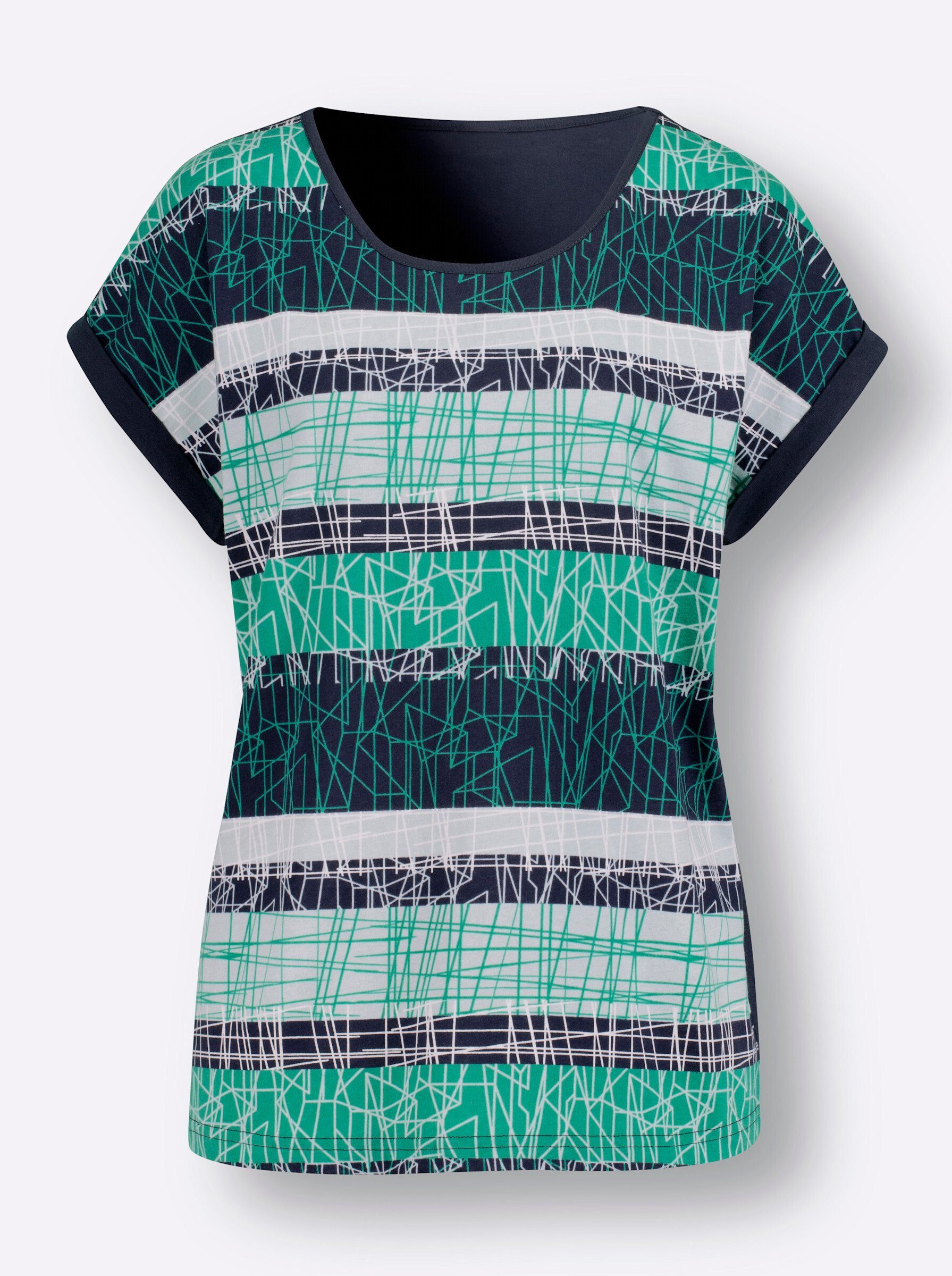 Sieh an! T-Shirt Kurzarm-Shirt Extra kurz