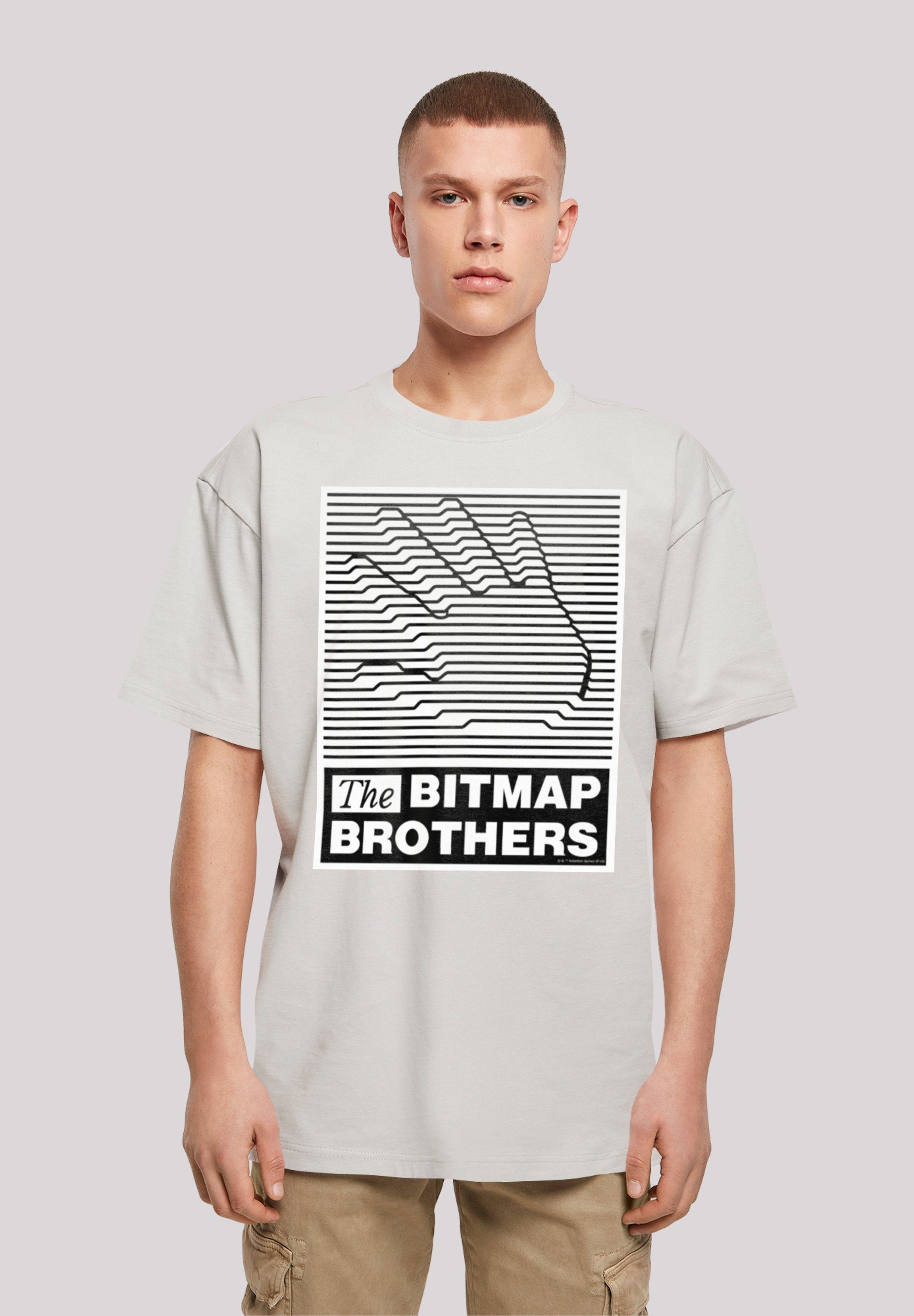 F4NT4STIC T-Shirt Bitmap Bros Retro Gaming SEVENSQUARED Print lightasphalt