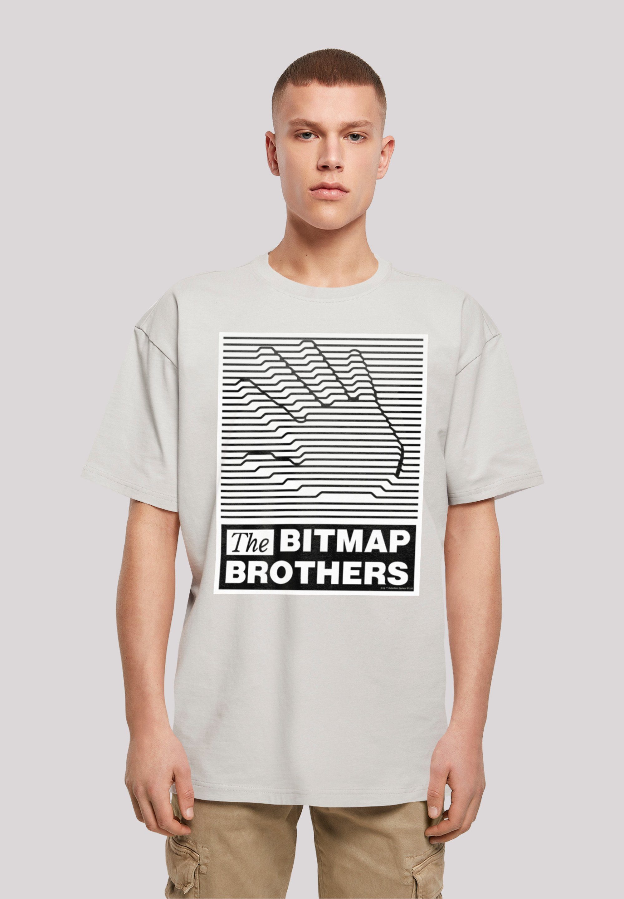 Bitmap Bros Retro SEVENSQUARED Gaming lightasphalt Print F4NT4STIC T-Shirt