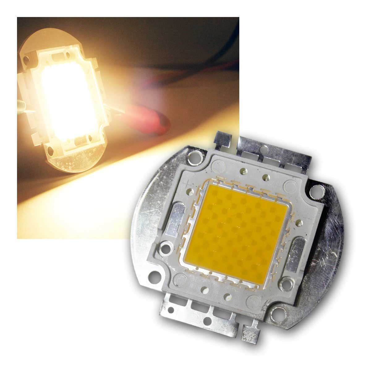 world-trading-net Modellbausatz LED Chip 50W Highpower warm-weiß SQUARE