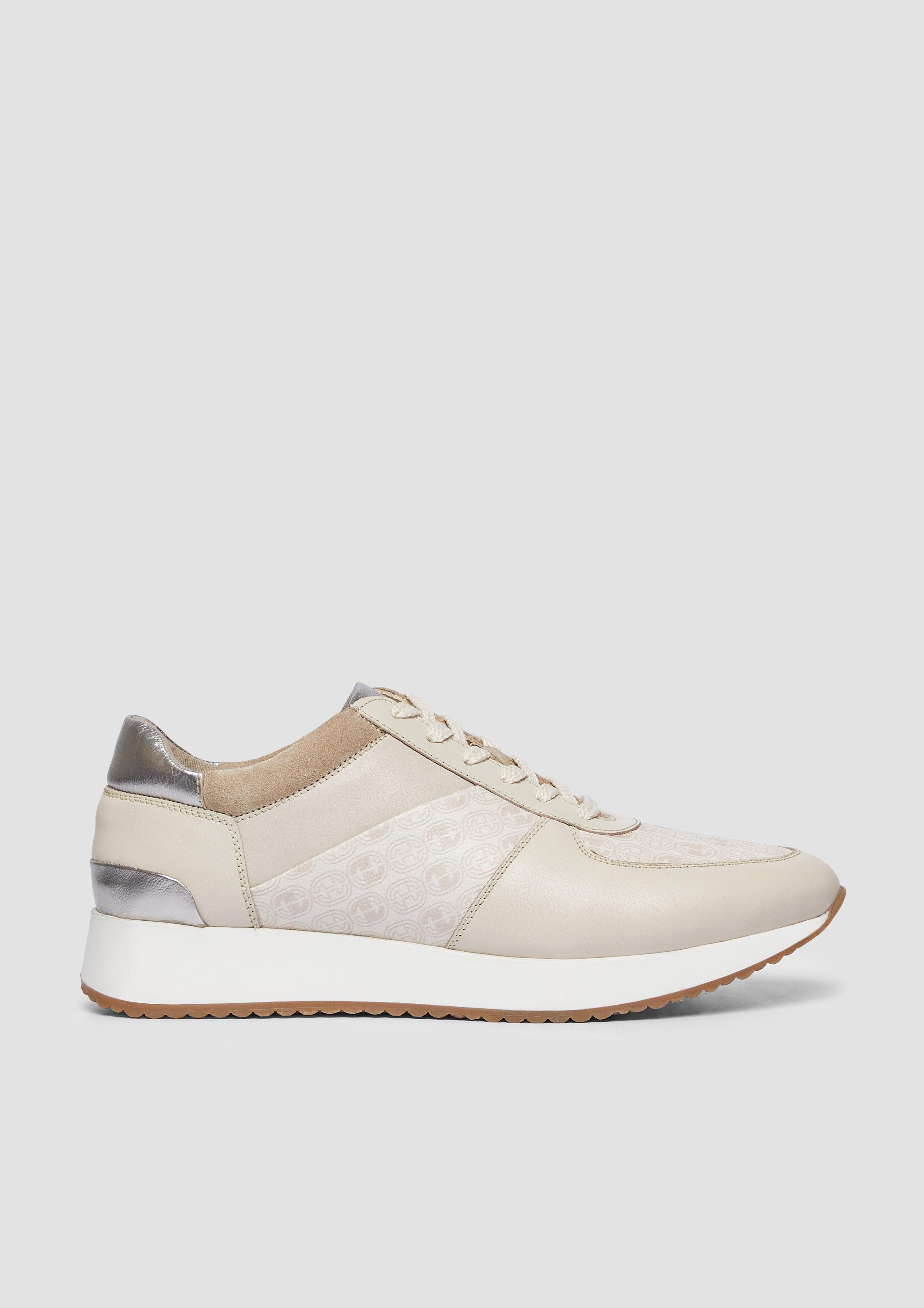 Sneaker aus Glattleder Sneaker