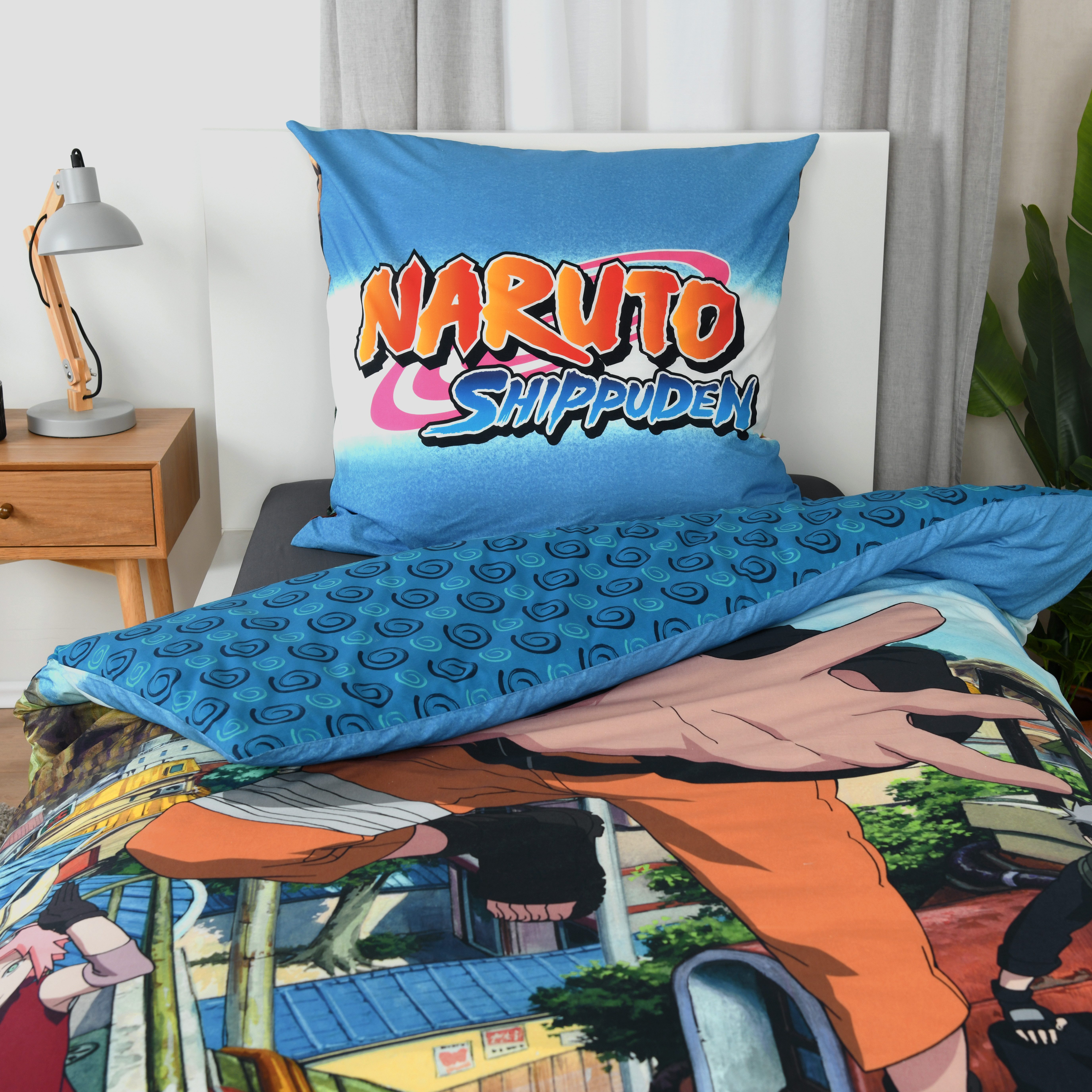 Naruto Bettwäsche Naruto Shippuden, Renforcé, 2 teilig, Wendebettwäsche