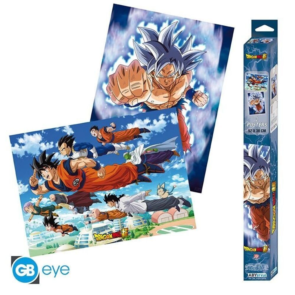 Unbekannt Poster ABYstyle - Dragon Ball Super Goku Chibi Poster Set