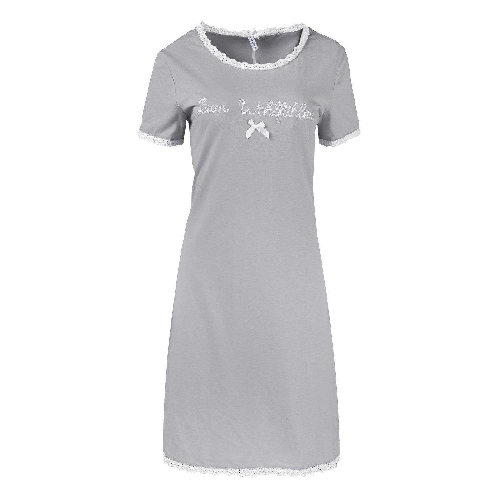 Louis & Louisa Nachthemd Nachthemd "Zum Wohlfühlen" mit Schriftzug und Schl günstig online kaufen