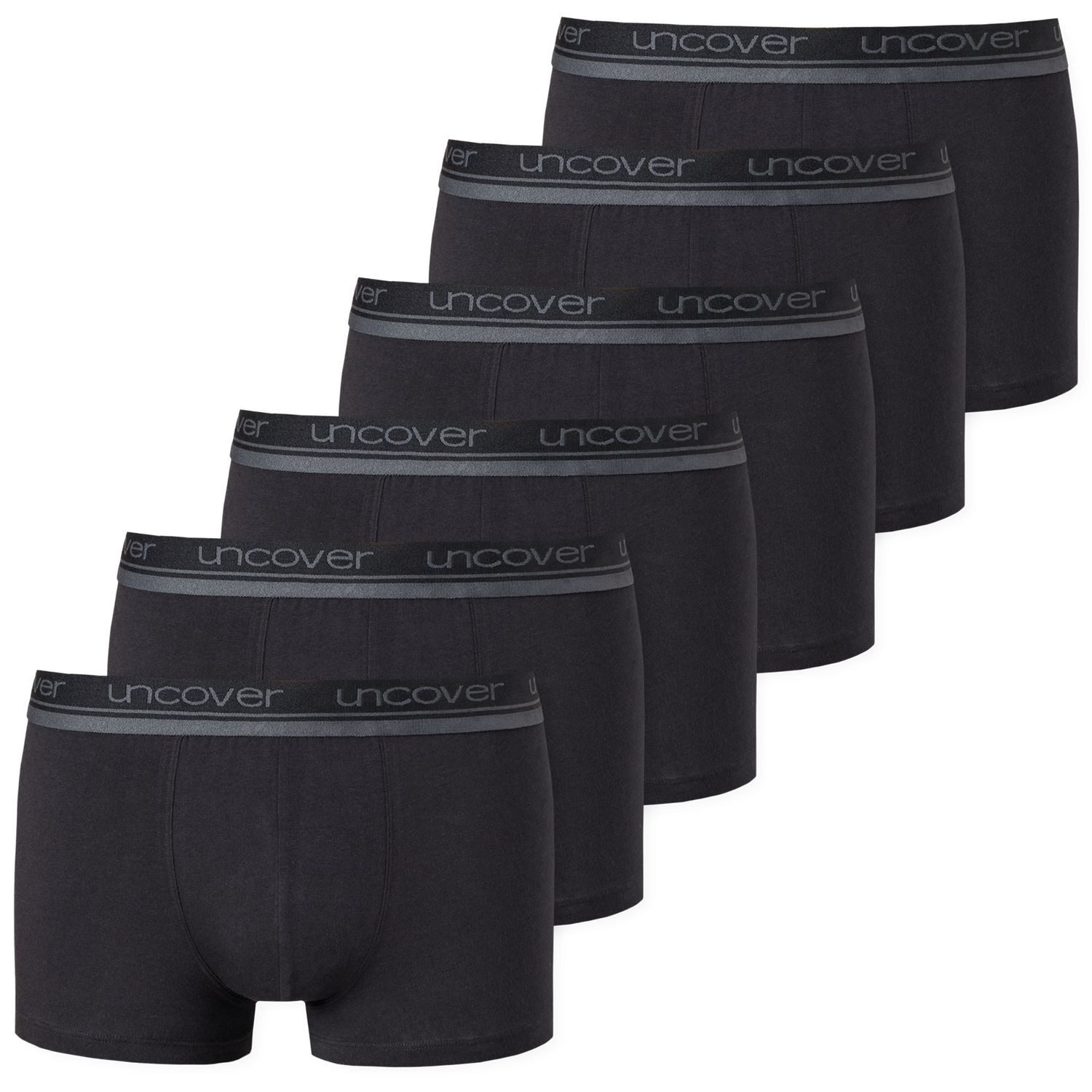 uncover by SCHIESSER Boxershorts Shorts Cotton (3-St) mit Webgummibund Low günstig online kaufen