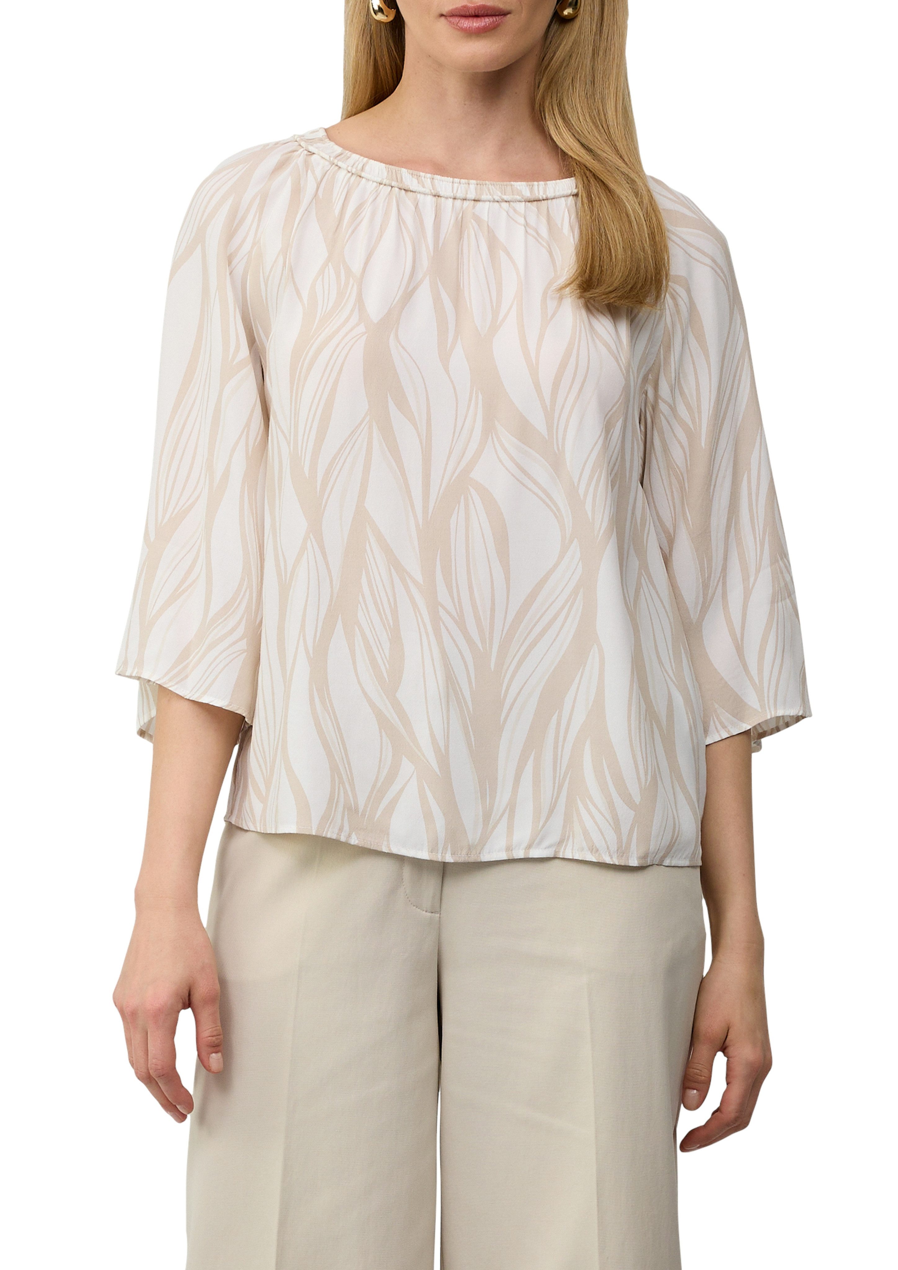 s.Oliver BLACK LABEL Klassische Bluse mit All-Over Print günstig online kaufen