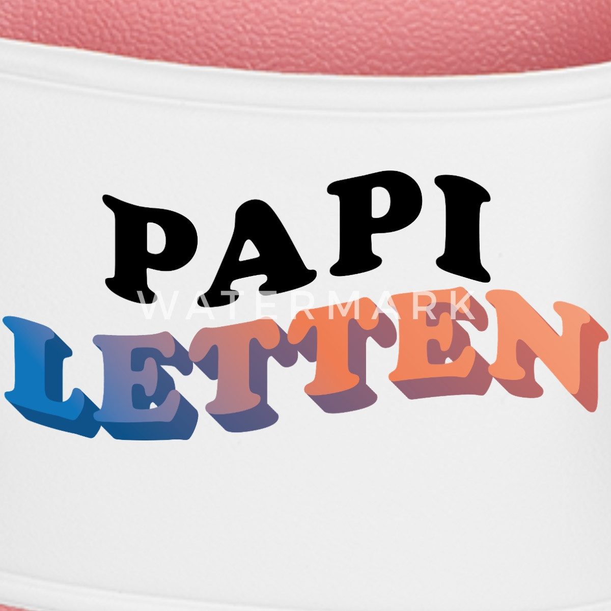 Spreadshirt Papi-Letten Lustige Badeschuhe Für Papa günstig online kaufen