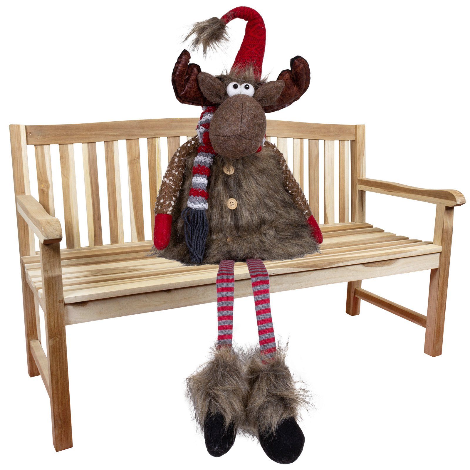 Christmas Paradise Weihnachtsfigur Elch 36cm (90cm) XL Kantenhocker (Deko F günstig online kaufen