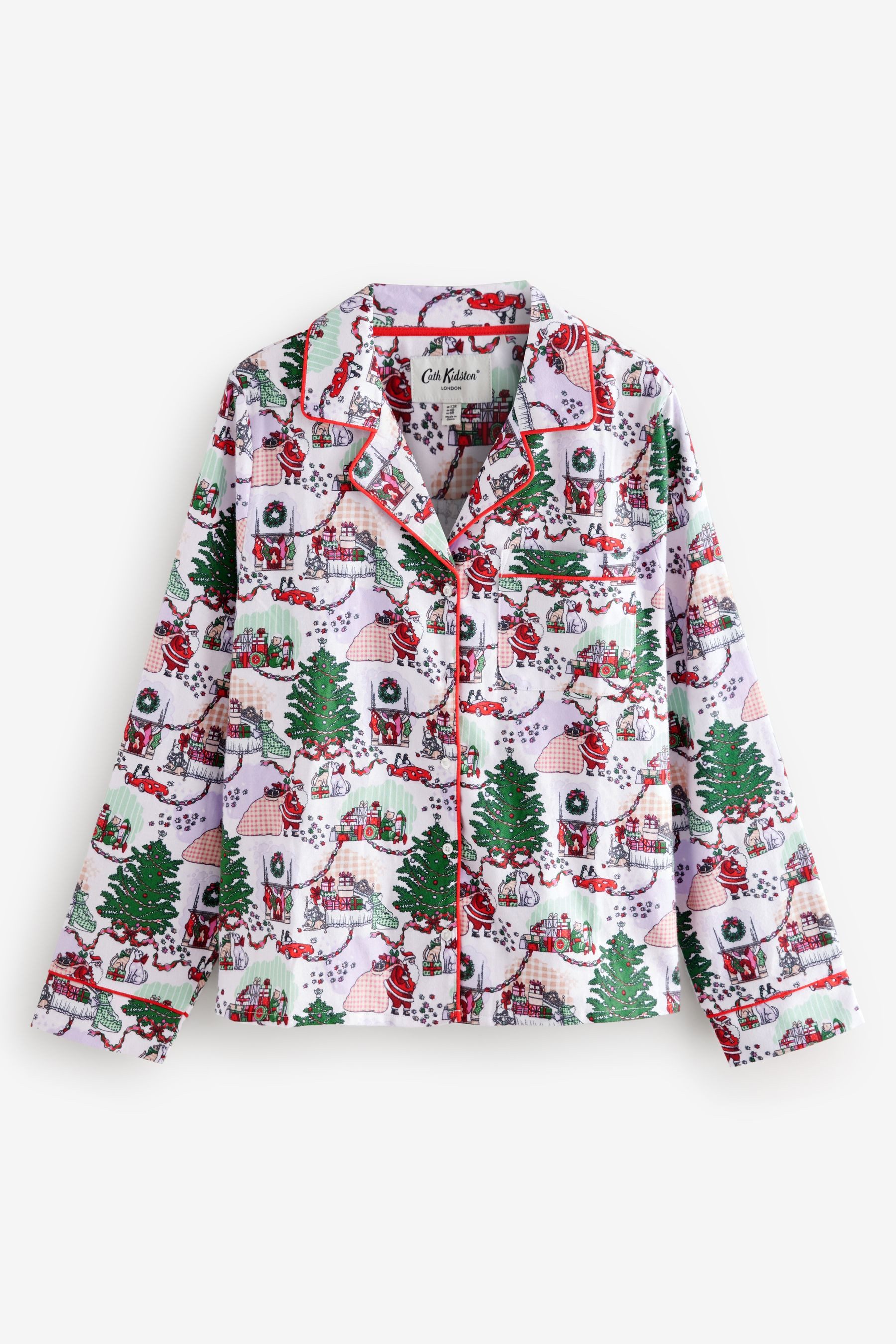 Cath Kidston Pyjama Cath Kidstn geknöpfter Schlafanzug (2 tlg)
