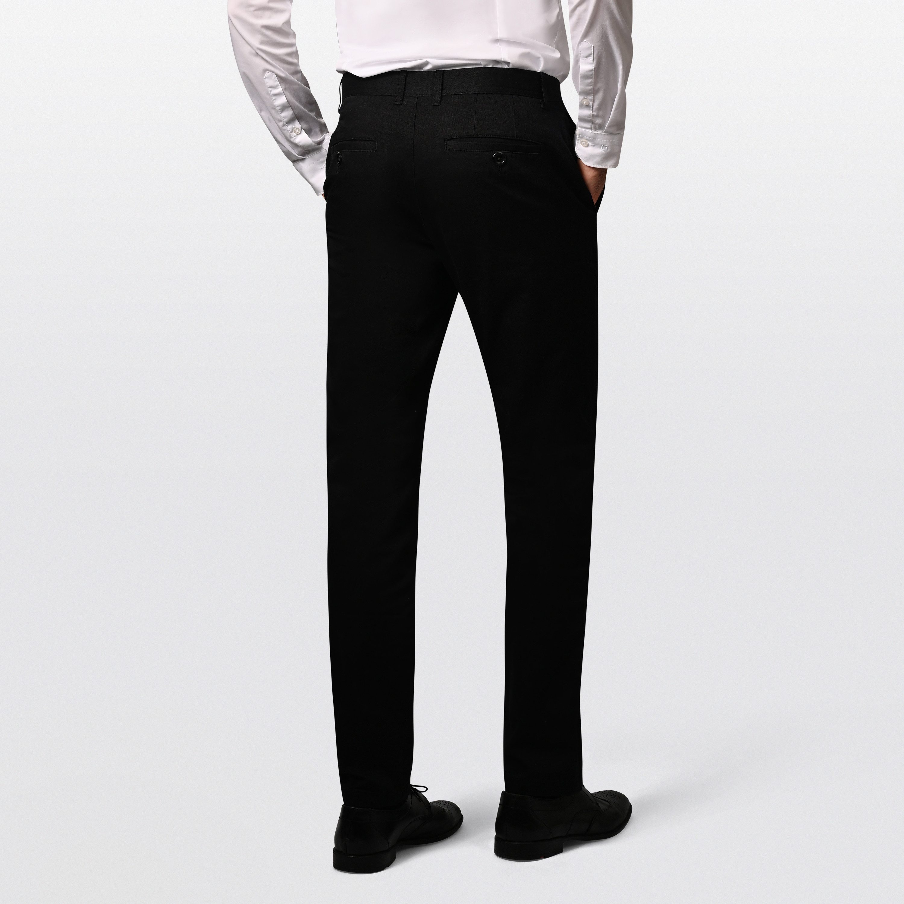 Hirschthal Chinohose Männer Herrenhose Chino Casual im modernen Slim Fit mit Stretch
