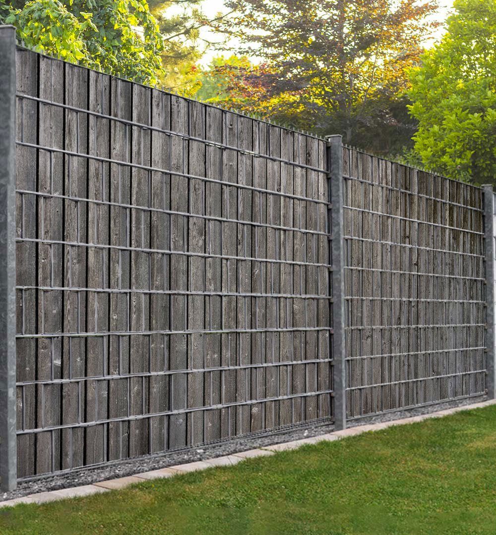 Sichtschutzstreifen Sichtschutzstreifen Alte Vintage Holzwand Sichtschutz Garten Zaun