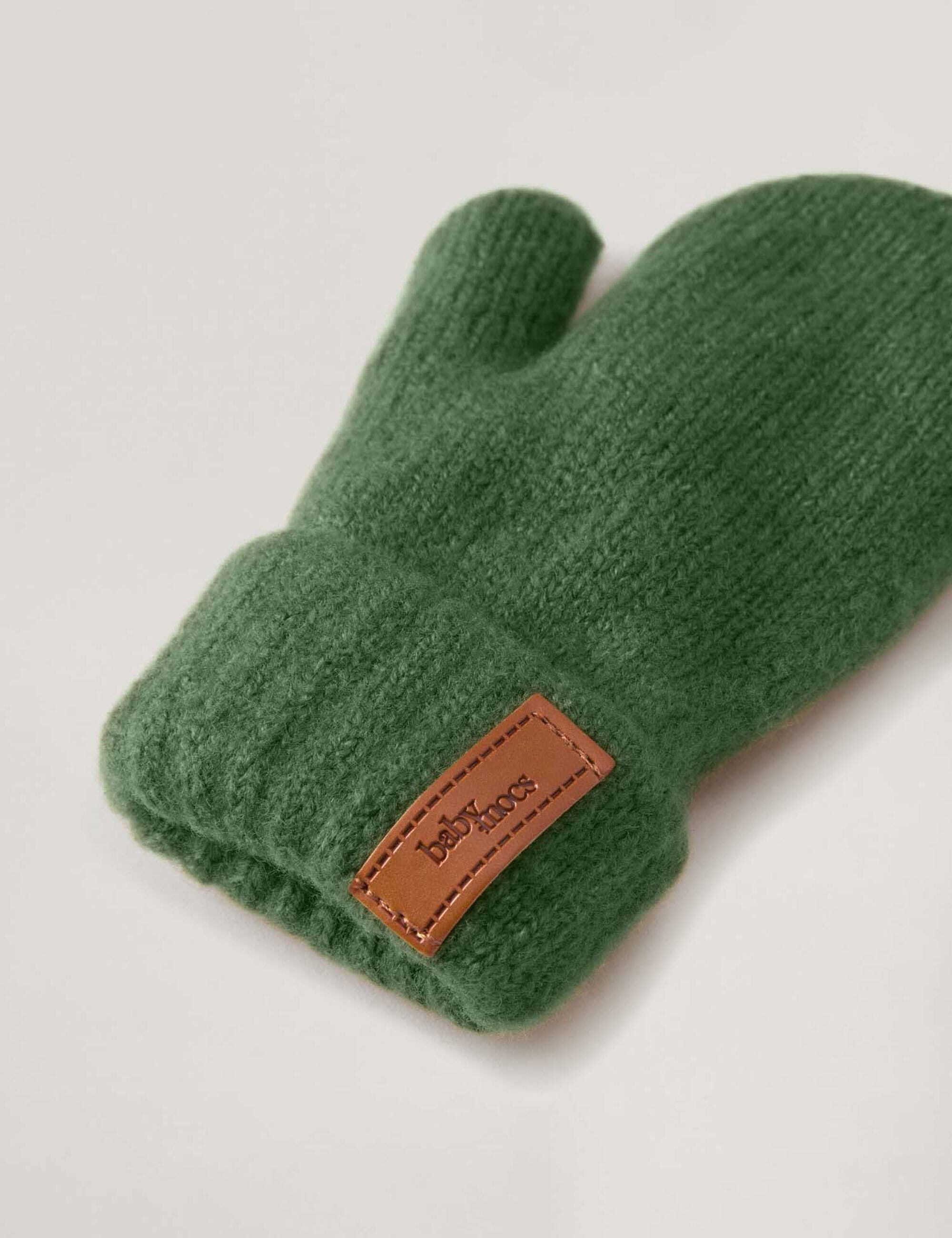 BabyMocs Fäustlinge grün Handschuhe
