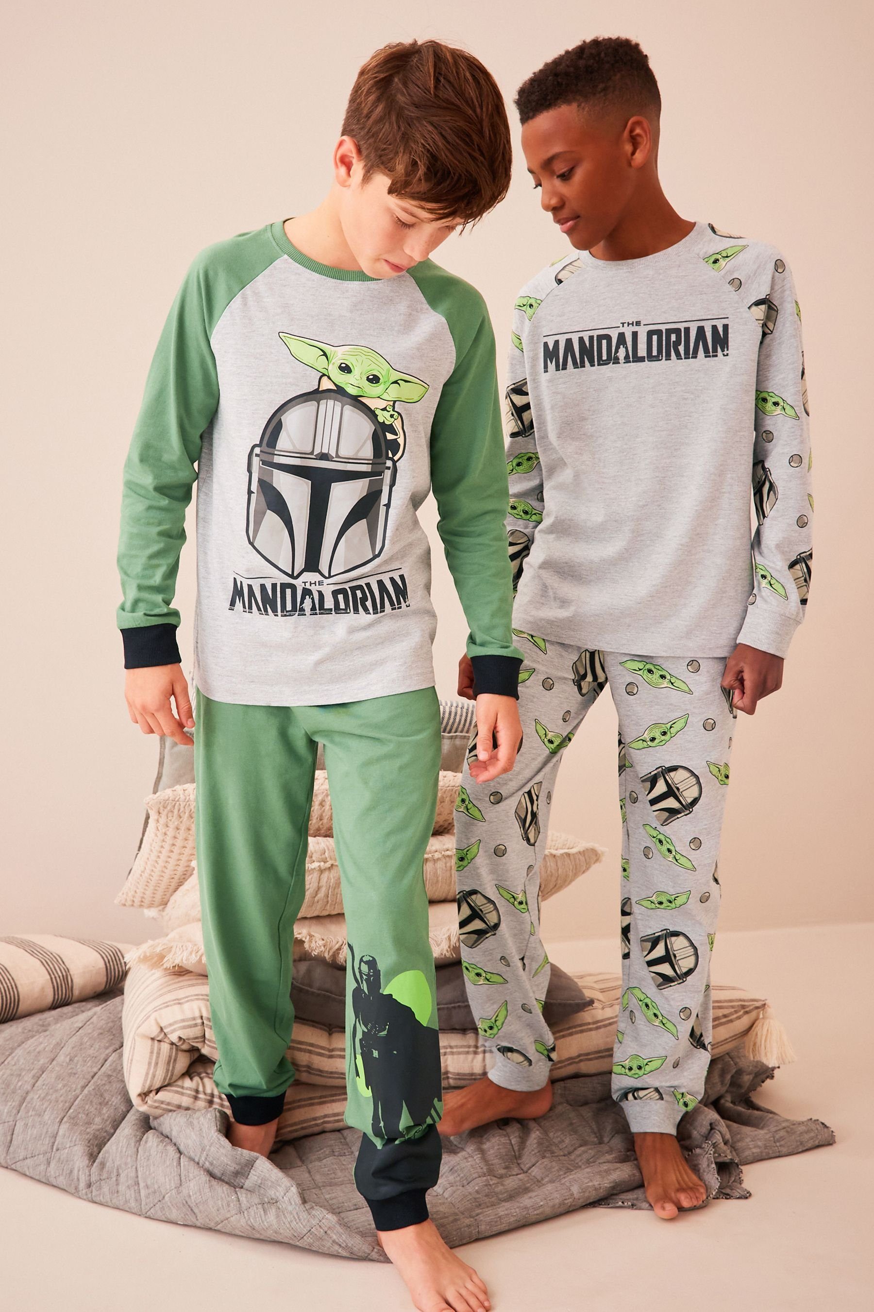 Mandalorian, 2er-Pack (4-tlg) Pyjamas Next Pyjamahose Lange