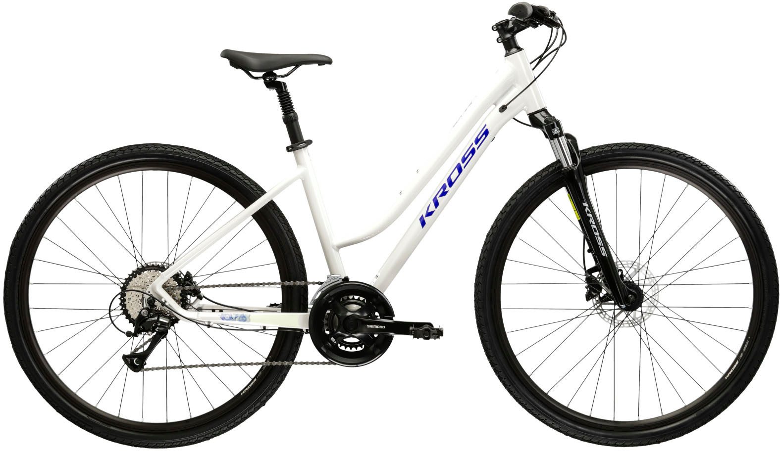 Kross Crossrad Evado 4.0, 18 Gang Shimano ACERA M3020 Schaltwerk, Kettenschaltung
