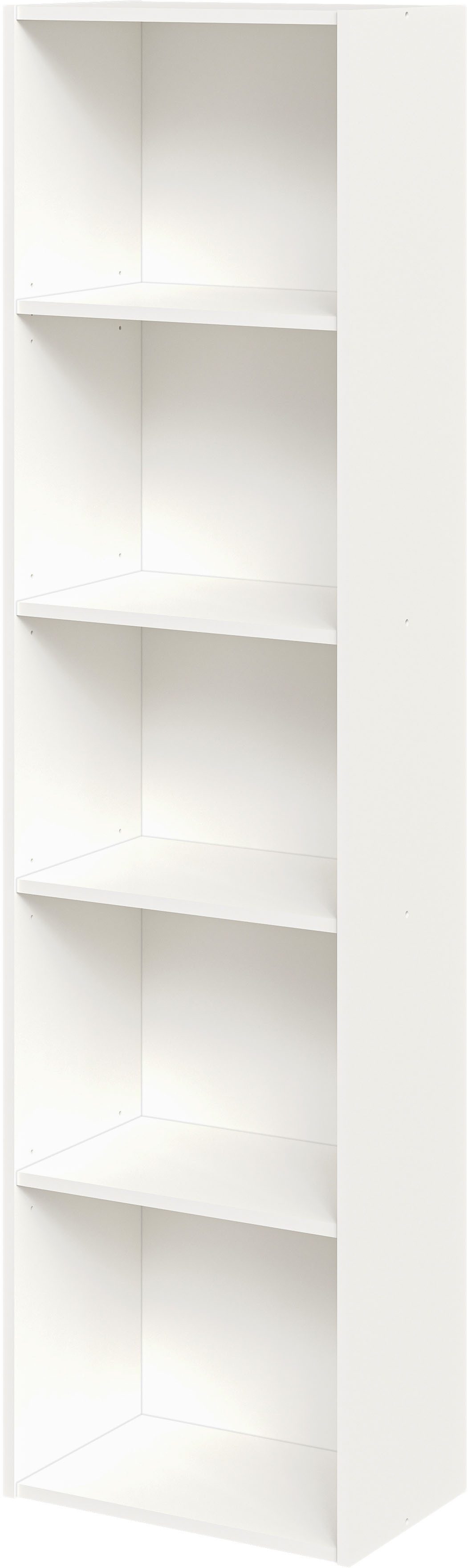 FMD Bücherregal Bitz, offene Fächer, variable Einlegeböden, Breite: 44,4 oder 71,2 cm