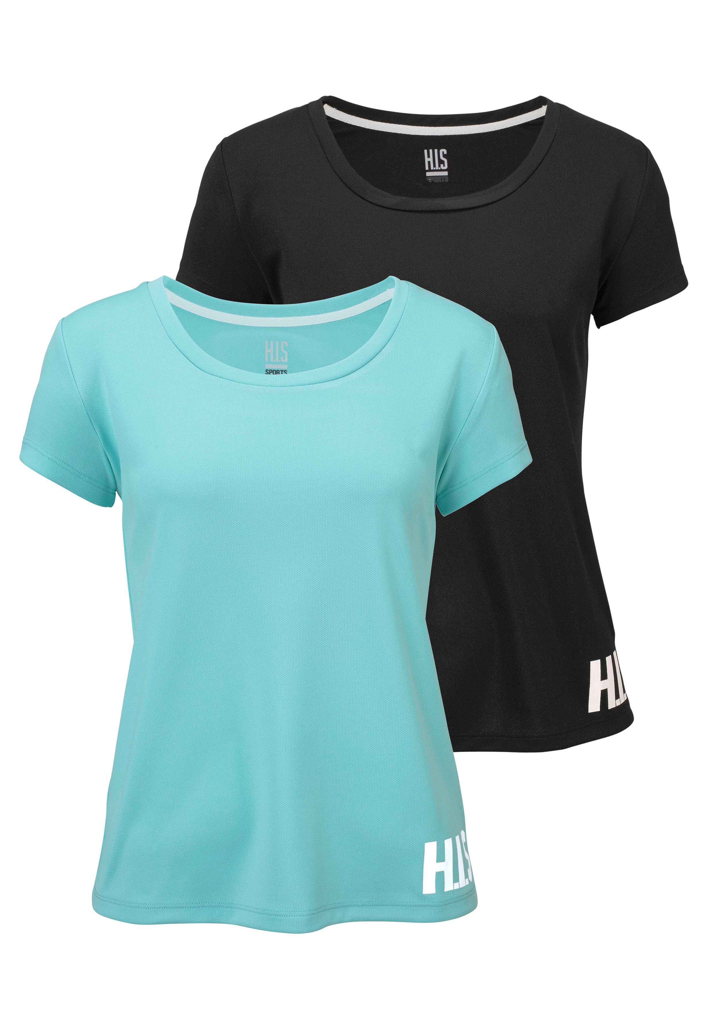 H.I.S Funktionsshirt (Spar-Set, 2er-Pack) figurbetonter Schnitt, günstig online kaufen