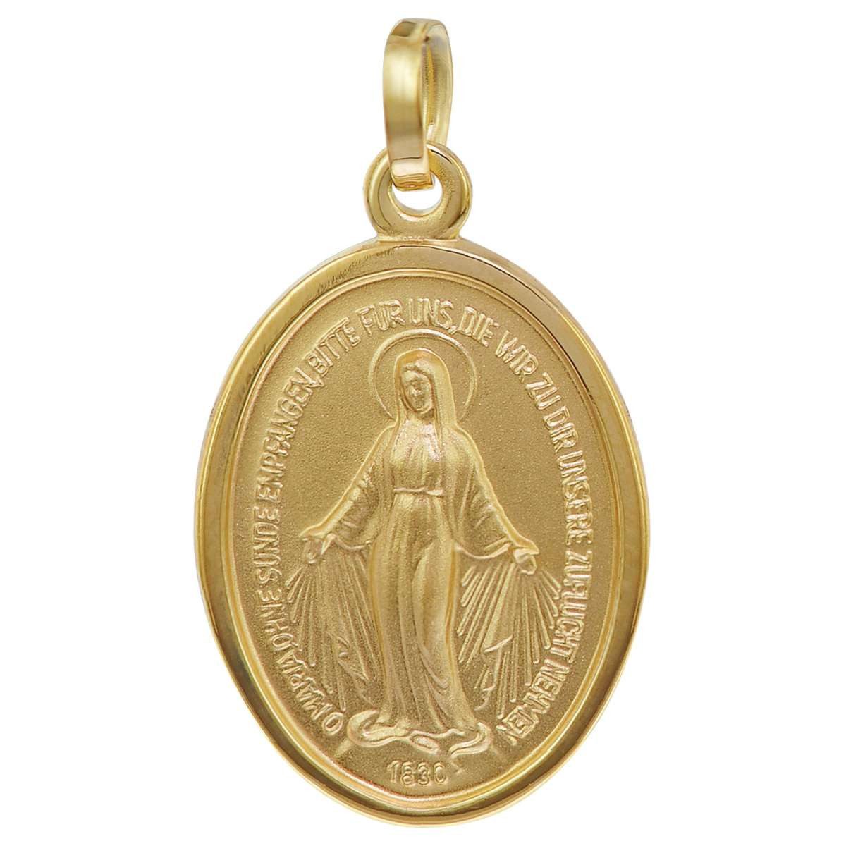 trendor Kettenanhänger 75312, Milagrosa Anhänger Gold 750 (18 Karat) 20 mm